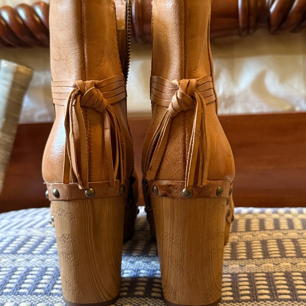 Kork-Ease Deegan Leather Studded Booties
